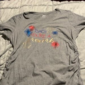 Firework maternity tshirt